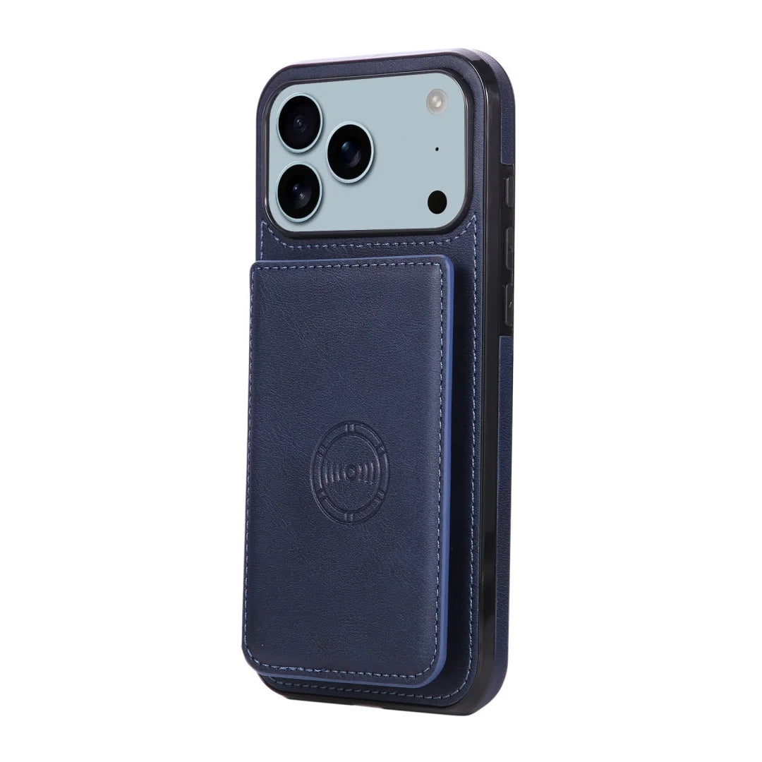 Anti-Theft Wallet Blocking Layer Magnetic Leather Phone Case For iPhone 17 Air 16E 15 14 Plus 13 12 Mini 11 Pro Max SE XS XR 8 7